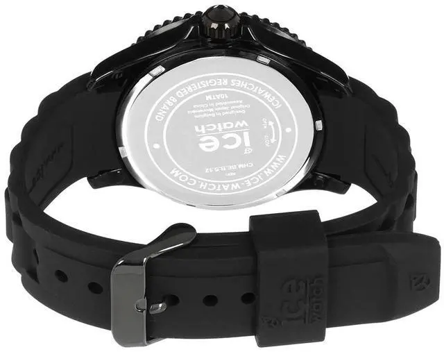 Alt view image 4 of 5 - Ice-Watch Ice-Love Polyamide & Silicone Womens Black Heart Watch LO.BK.B.S.11