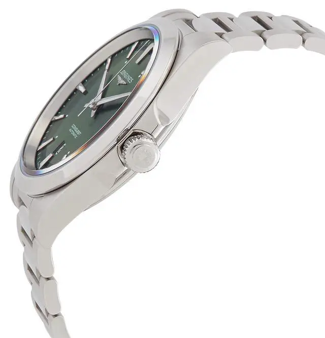Alt view image 7 of 7 - Longines Conquest Automatic Stainless Steel Green Dial Date Mens Watch L3.830.4.02.6