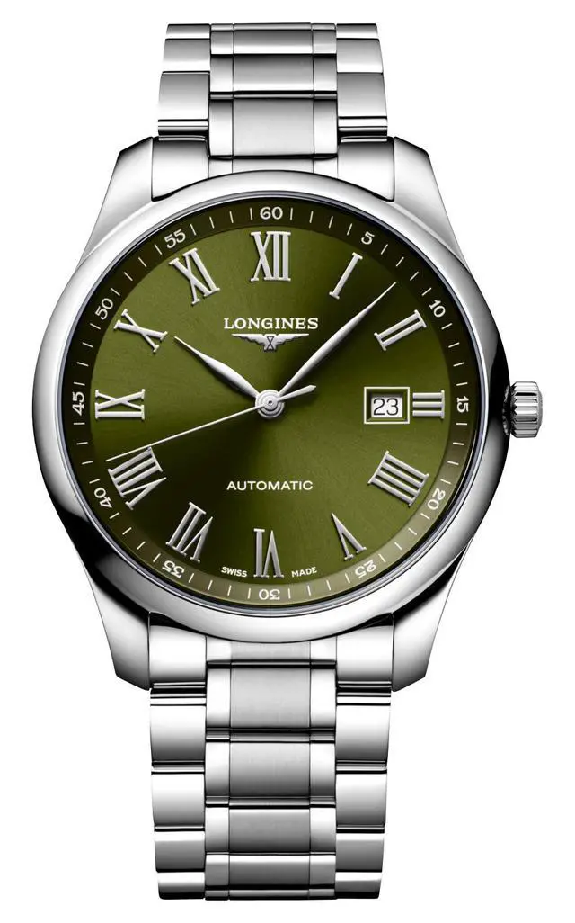 Alt view image 2 of 7 - Longines Master Collection Automatic Stainless Steel Green Dial Date Mens Watch L2.893.4.09.6