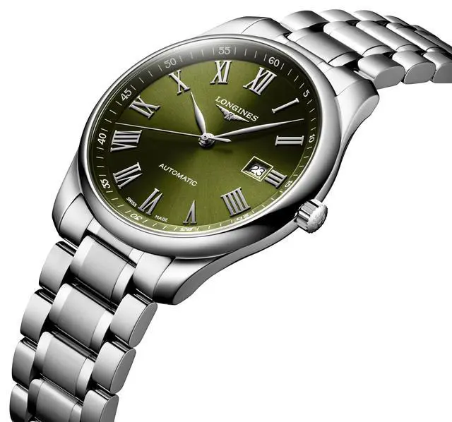 Alt view image 3 of 7 - Longines Master Collection Automatic Stainless Steel Green Dial Date Mens Watch L2.893.4.09.6