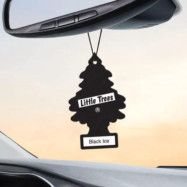 Alt view image 5 of 7 - Car Air Freshener | Hanging Tree Provides Long Lasting Scent for Auto and Home | Black Ice, 24 Air Fresheners