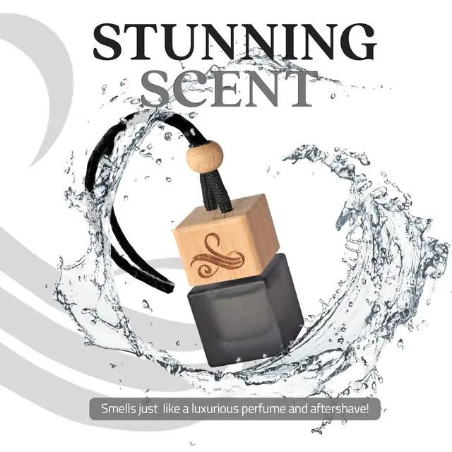 Alt view image 2 of 7 - Greed Car Air Freshener for Men | Perfume Inspired Fragrances | Strong Car Freshener with Odour Eliminator Technology | Air Freshener | Long Lasting Automotive Freshener by Perfa
