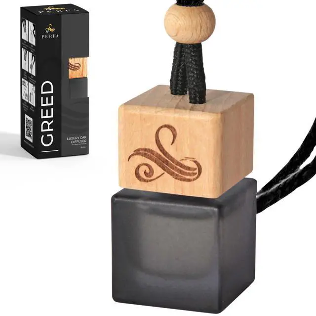 Main image of Greed Car Air Freshener for Men | Perfume Inspired Fragrances | Strong Car Freshener with Odour Eliminator Technology | Air Freshener | Long Lasting Automotive Freshener by Perfa