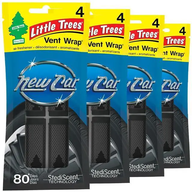 Main image of Car Air Freshener | Vent Wrap Provides Long Lasting Scent, Invisibly Fresh | New Car Scent, 16 Air Fresheners