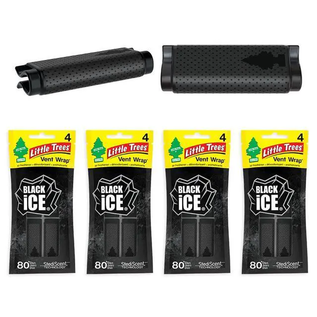 Alt view image 2 of 6 - Car Air Freshener | Vent Wrap Provides Long Lasting Scent, Invisibly Fresh | 16 Air Fresheners | Black Ice