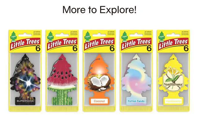 Alt view image 7 of 7 - Car Air Freshener | Hanging Tree Provides Long Lasting Scent for Auto and Home | Vanilla Pride | Red White and Blue, 24 Air Fresheners