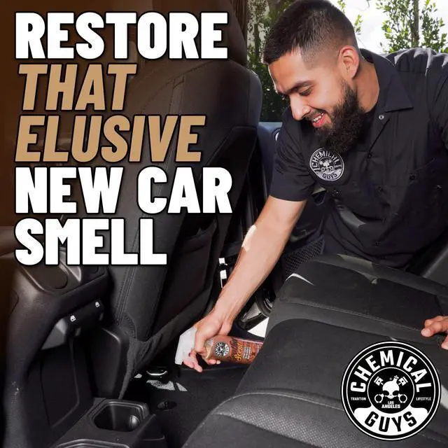 Alt view image 4 of 7 - Leather Scent Premium Air Freshener & Odor Eliminator Car Air Freshener Leather Scent Eliminates Odors and Refreshes Cars, Trucks, SUVs and RVs, 16 oz