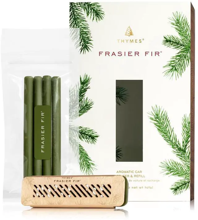 Main image of Frasier Fir Car Diffuser Kit + Refills Vent Clip Air Freshener + 4 Frasier Fir Diffuser Reeds Car Air Fresheners with Fresh Scent Long-Lasting Fragrance