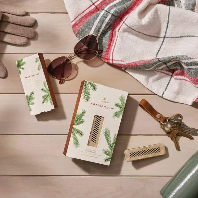 Alt view image 4 of 5 - Frasier Fir Car Diffuser Kit + Refills Vent Clip Air Freshener + 4 Frasier Fir Diffuser Reeds Car Air Fresheners with Fresh Scent Long-Lasting Fragrance