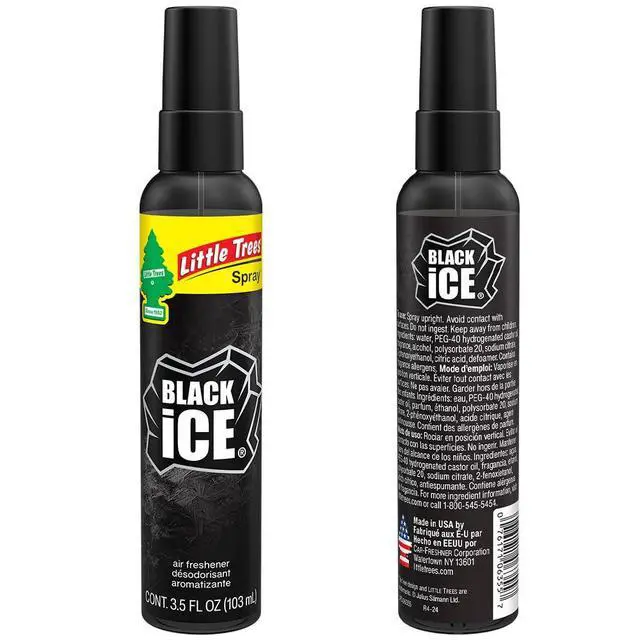 Alt view image 3 of 7 - Car Air Freshener | Spray Provides a Long-Lasting Scent for Auto or Home | On-the-go Freshness | Black Ice, 6 Air Fresheners