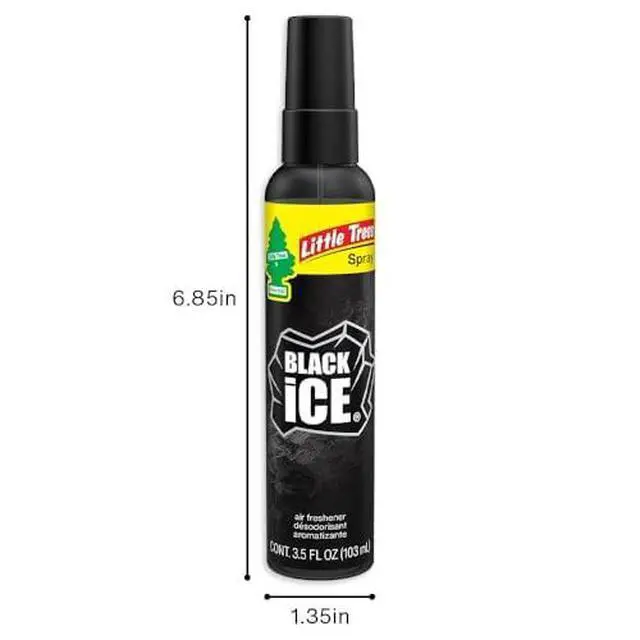 Alt view image 4 of 7 - Car Air Freshener | Spray Provides a Long-Lasting Scent for Auto or Home | On-the-go Freshness | Black Ice, 6 Air Fresheners