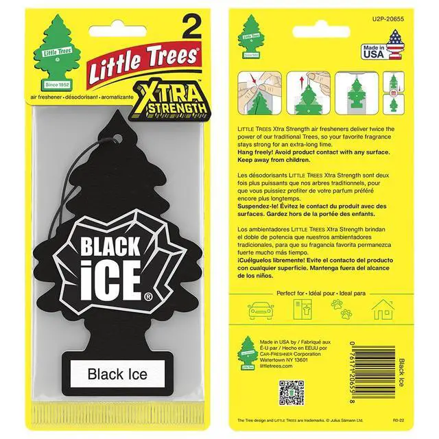 Alt view image 3 of 6 - Car Air Freshener | Xtra Strength Provides Long-Lasting Scent for Auto or Home | Extra Boost of Fragrance | Black Ice, 24 Air Fresheners