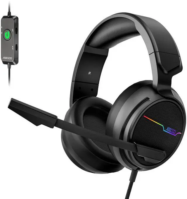 Main image of V20U USB Pro Gaming Headset for PC - 7.1 Surround Sound Headphones with Noise Cancelling Microphone- Memory Foam Ear Pads RGB Lights for Laptops