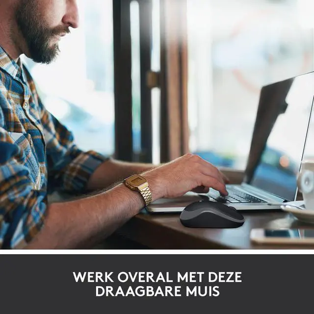 Alt view image 3 of 7 - 910-002235 Wireless Mouse M185