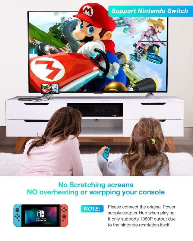 Alt view image 5 of 7 - HDMI to USB C Adapter, 4-in-1 USB C Hub, Dual HDMI Adapter with 4K, USB C to USB Adapter for MacBook Pro Air, Dell, HP, Microsoft, Chromebook, Lenovo, iPhone 16 (100W PD USB 3.0)