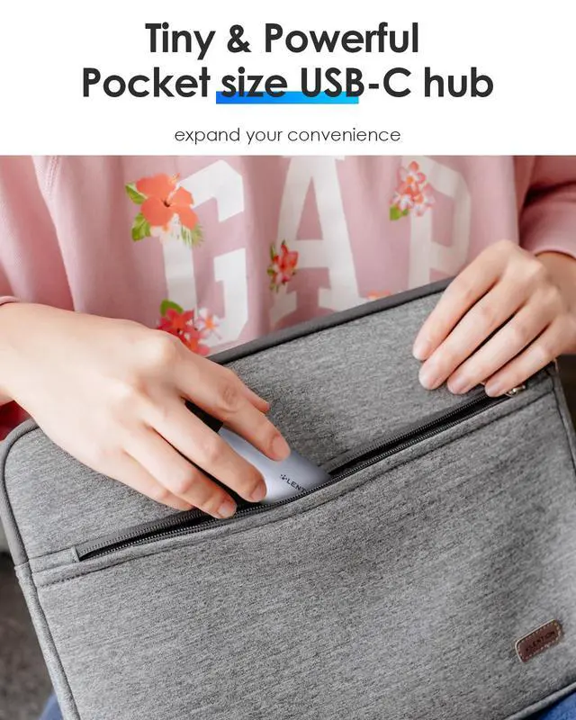 Alt view image 7 of 7 - 7-in-1 USB C Multiport Hub with 4K HDMI, 100W PD, 3 USB 3.0 Ports, SD/MicroSD Card Reader Compatible MacBook Pro/Air 2016-2025 Stable Driver Adapter (C36B, Space Gray)