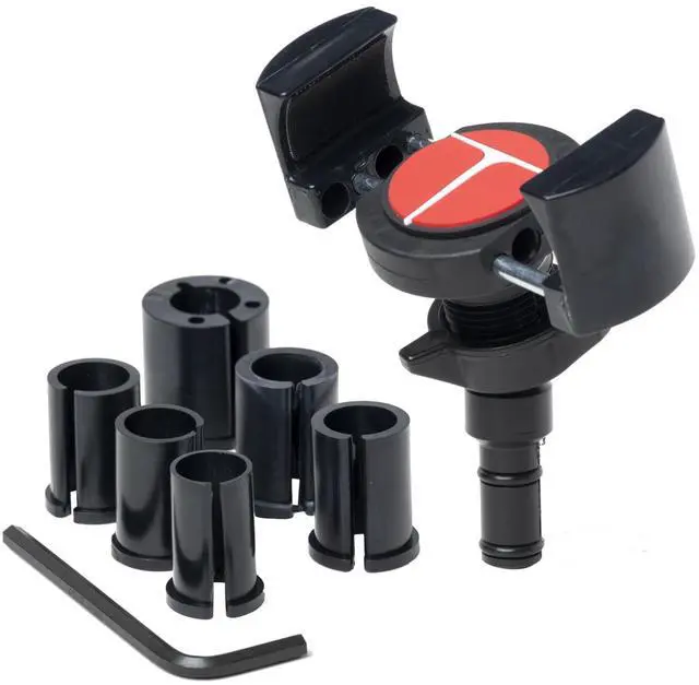 Alt view image 3 of 7 - Universal Motorcycle Phone Mount Kit Fork Stem GPS/Smartphone Holder Fits 13-24 mm Stem Secure Motorcycle Cellphone Mount - Made in USA