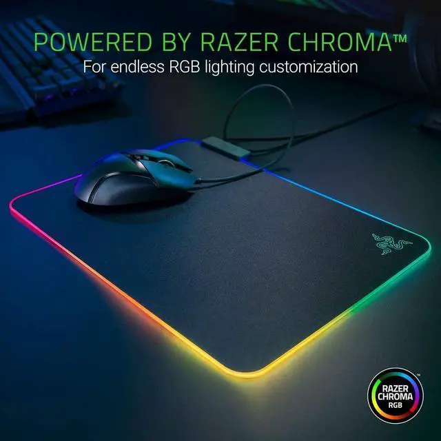 Firefly Hard V2 RGB Gaming Mouse Pad: Customizable Chroma Lighting ...