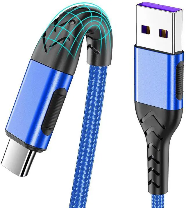 Main image of USB-C Charger, 16ft Fast Charging USB-C Cable, Compatible with iPhone 15 Pro/Plus/Max/Android - Blue