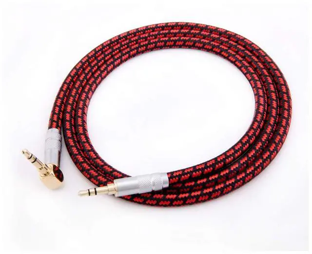 Alt view image 6 of 7 - 3.5mm Aux Cord 3.2ft/1m,Audiophile Stereo Audio Cable Braided Gold-Plated Unbreakable for Laptop Tablets,Headphones, Smartphones,Cars,MP3 Players