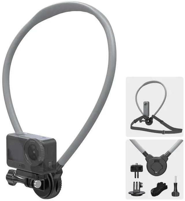 Main image of Magnetic Quick Release Extended Neck Mount for Hands-Free POV Vlogging,Adjustable Chest Strap and Neck Mount for DJI OSMO 360 Nano Action 6/5 Pro/4/3,GoPro Hero 13/12/11,Insta360 X5/X4 and More