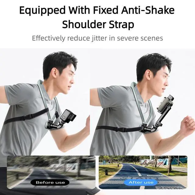 Alt view image 2 of 7 - Neck Hanging Phone Holder,Hands Free POV/Vlog Chest Camera Phone Holder for Video Recording,Compatible with iPhone, Andriod, Gopro, Action Camera,with Stable Back Strap