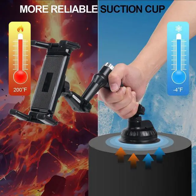 Alt view image 5 of 7 - 5 in 1 car Phone Holder, car Dashboard Windshield Phone Mount, Suitable for iPhone17 16 15 14 iPhone13 promax, Samsung Z Fold 7 6 5, All Smartphones