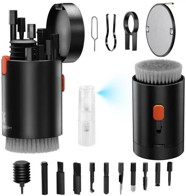 Main image of 20-in-1 Keyboard Cleaning Kit Laptop Cleaner, Multifunctional Electronic Device Cleaning Tool, for iPhone AirPods MacBook iPad, Camera PC Monitor Earbud TV Tablet Screens