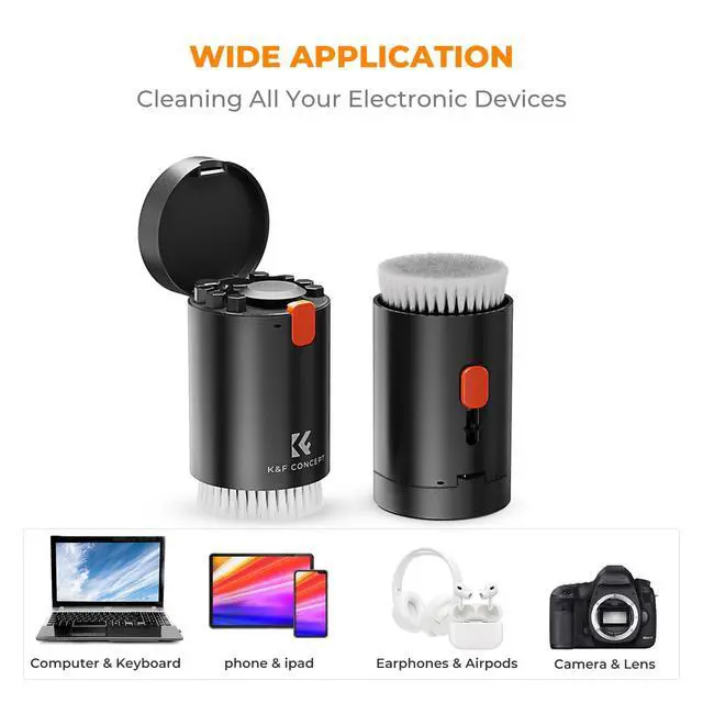 Alt view image 7 of 7 - 20-in-1 Keyboard Cleaning Kit Laptop Cleaner, Multifunctional Electronic Device Cleaning Tool, for iPhone AirPods MacBook iPad, Camera PC Monitor Earbud TV Tablet Screens