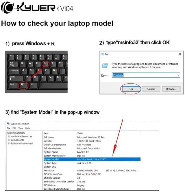 Alt view image 4 of 7 - VI04 756743-001 Battery Replacement for HP ProBook 440 G2 450 G2 TPN Q139 Q140 Q141 Q142 Q143 fit for HP Envy 14 15 17 Series Spare 756743-001 756745-001 756479-421 HSTNN-DB6K HSTNN-LB6K