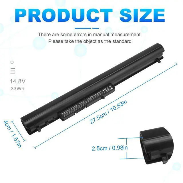 Alt view image 4 of 7 - Spare 776622-001 HP Battery Replacement for LA04 Battery Compatible with HP Pavilion 14 15 248 G1 LA04 728460-001 752237-001 15-1272WM 15-F233WM-High Performance