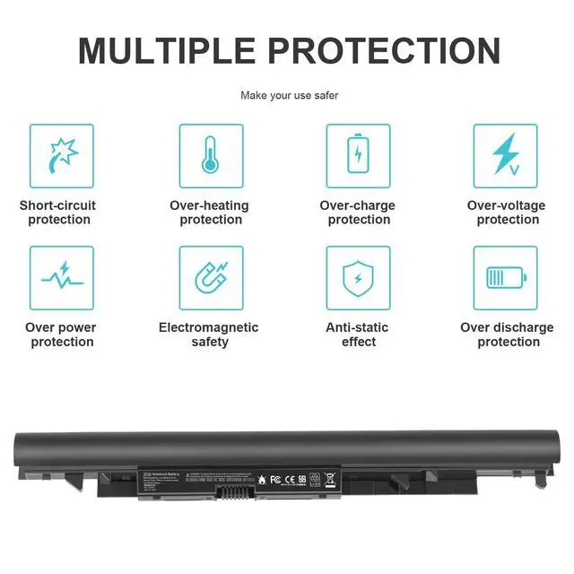 Alt view image 6 of 7 - 919700-850 Laptop Battery for HP Spare 919681-221 919682-121 919682-421 919682-831 919701-850 JC03 JC04 15-BS000 15-BW000 15-bs0xx 15-BS113DX 15-BS013DX 15-BS015DX 15-BS115DX 15-BS060WM 15-BS070WM