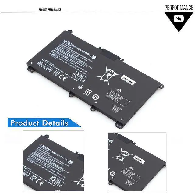 Alt view image 3 of 6 - HT03XL Battery for HP Pavilion 14 14-CE 14-CF 14-CM 14M-DH 14-DQ 14-FQ:14m-dh1003dx 14-dq0040nr 14-cf2112wm cf1015cl 15-CW 15-DA 15-DB 15-DW 15-EF 17-BY 17-CA HSTNN-DB8R DB8S IB80 IB8O LB8L LB8M UB7J