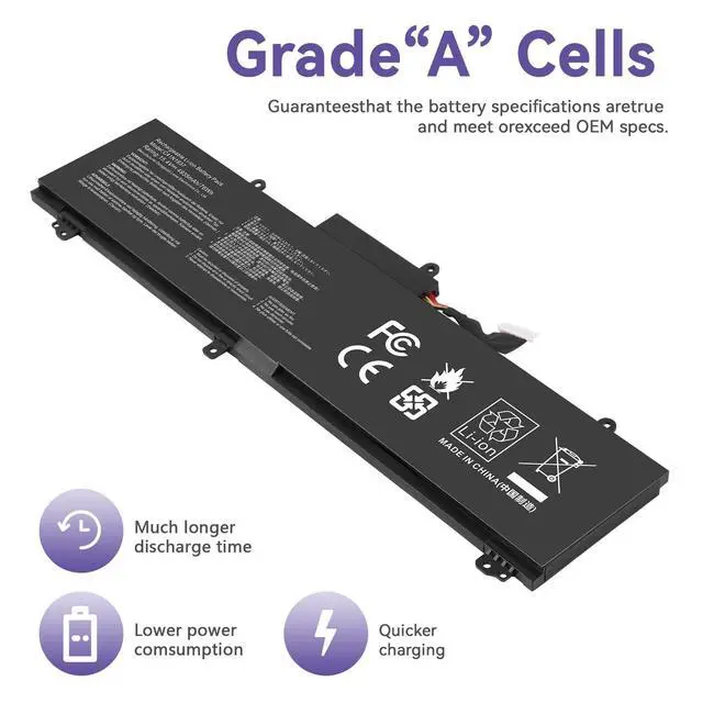 Alt view image 7 of 7 - C41N1837 Laptop Battery for ASUS ROG Zephyrus G15 GA501I GA502 GA502D GA502DU GA502GU GA502IV GU502 GU502DU GX502GW GX532GV GU532GW GU502LU GU502LW GU502LV GX502LXS GX502GV GX502GW 0B200-03380100