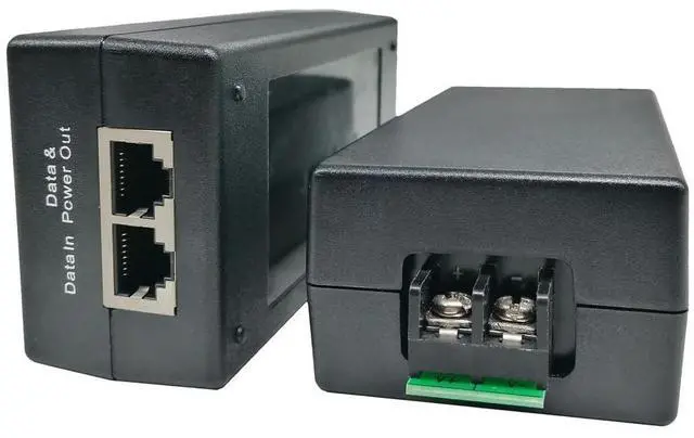 Main image of Gigabit DC PoE+ Injector | 12V 24V (12-36V) DC Input | 50V 30W DC PoE+ Out | DC to DC Converter IEEE802.3 af/at Solar PoE Injector Adapter for ePMP2000/3000, Force400/425, Q61, PoE Lighting