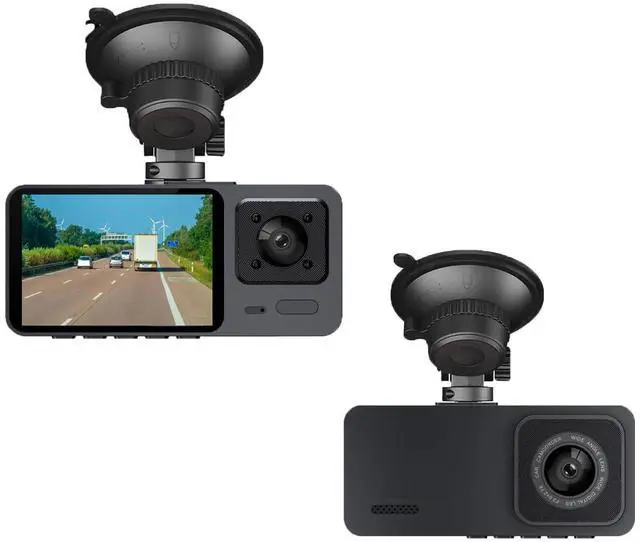 Main image of 2K Dash Camera Front and Inside Dash Cam for Car Security Video Recorder with Audio Plug and Play, WDR, Night Vision, G-Sensor Auto Lock, 140° Wide Angle View, 2 Inch Screen Car DVR