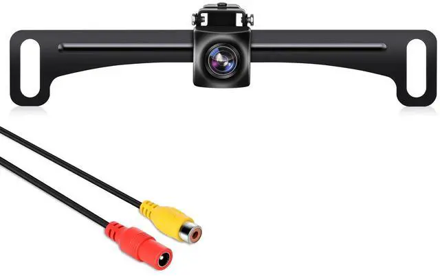 Main image of Backup Camera Reverse Camera AHD 1080P Night Vision Rear View Camera, License Plate Backup Camera with 170 Degree Wide View Angle, IP69K Waterproof, for 12-24V Pickup Car Truck RV SUV