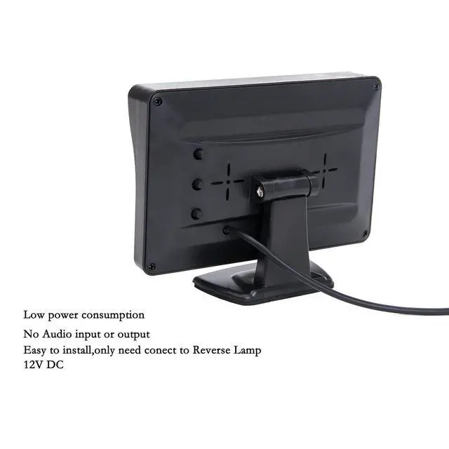 Alt view image 3 of 5 - 4.3 Inch Car Mirror Monitor Vehicle Rear View Reverse Backup LED Camera Video Parking System for Trucks, Pickups, SUVs - Easy Installation