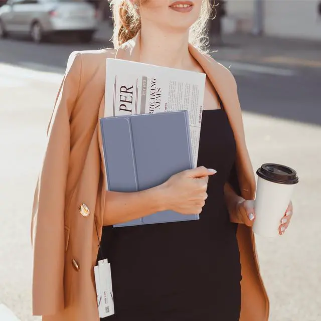 Alt view image 7 of 7 - Keyboard Case for iPad (A16) 11th/10th Generation (11/10.9 Inch, 2025/2022) with Pencil Holder, Magnetic Detachable Wireless Bluetooth Keyboard, Folio Keyboard Cover - Thin & Light, Purple