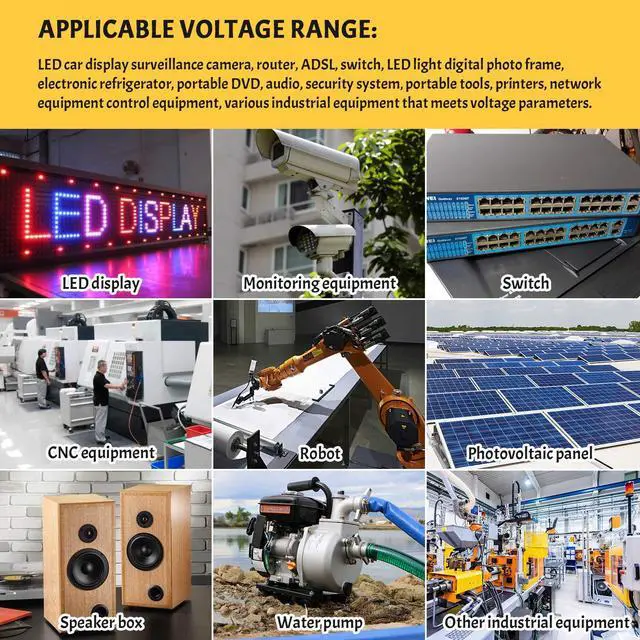 Alt view image 7 of 7 - DC 36V/48V Step Down to 12V 20A 240W Converter Regulator Reducer Voltage Regulator Reducer for Golf Cart Waterproof Power Supply Transformer Volt Module