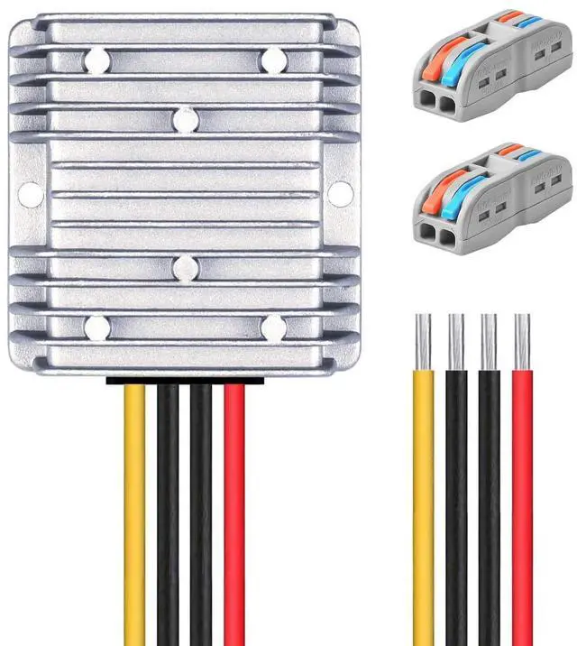 Main image of DC 12V Step Up to 48V 6A Boost Converter 288W DC Voltage Regulator Power Converter Transformer for Golf Cart Club Car Solar System
