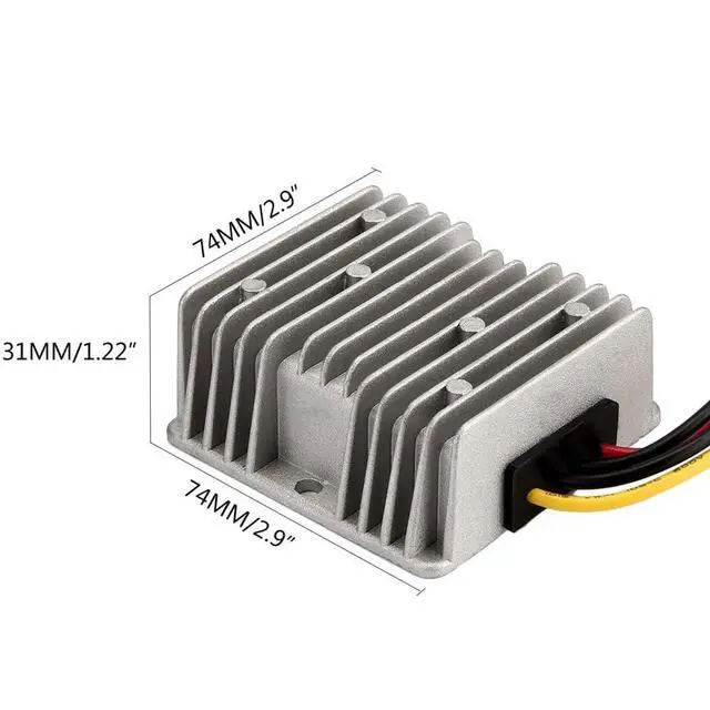 Alt view image 5 of 6 - DC 12V Step Up to 48V 6A Boost Converter 288W DC Voltage Regulator Power Converter Transformer for Golf Cart Club Car Solar System