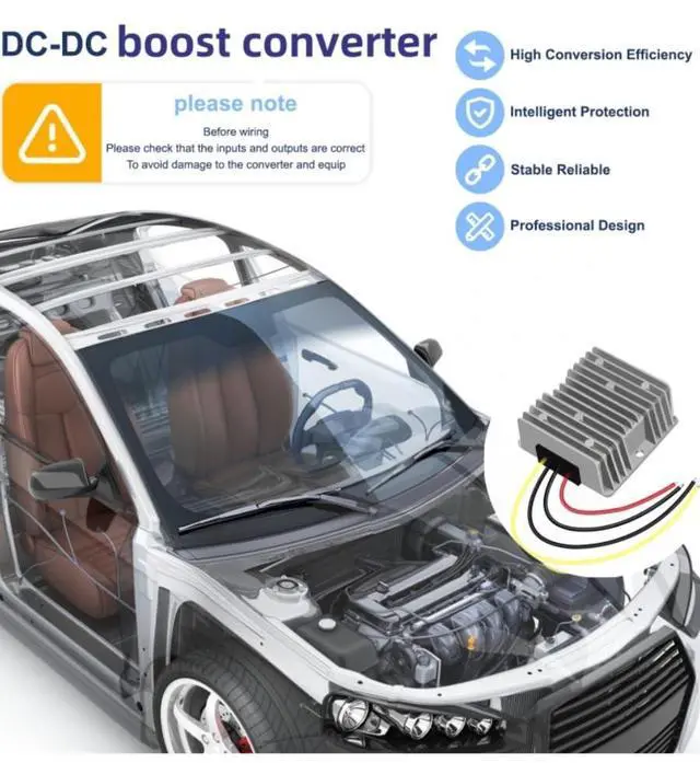 Alt view image 2 of 7 - 240W 10A 36v to 24v Step Down Converter 48v to 24v Buck Converter DC Converter Voltage Regulator Suitable for Waterproof modules of car Golf carts