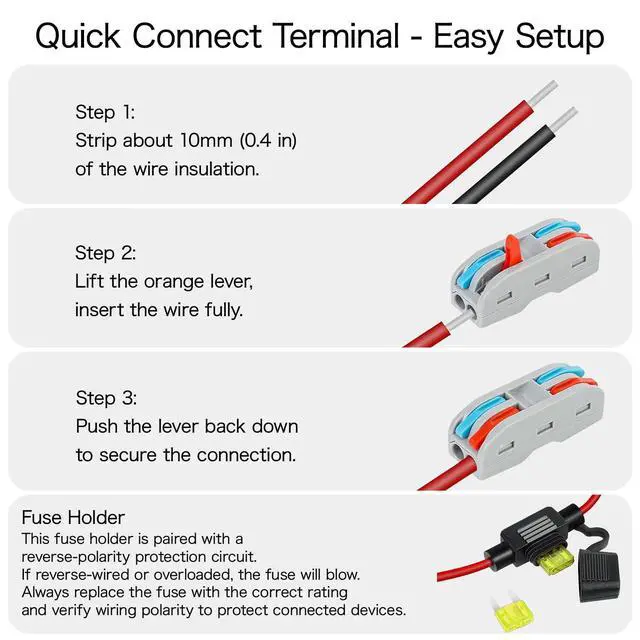 Alt view image 3 of 7 - 20A 240W 12V Golf Cart 36v/48v to 12v Converter Converter Voltage Reducer IP68 Waterproof Transformer for Golf Cart Truck Boat Vehicle