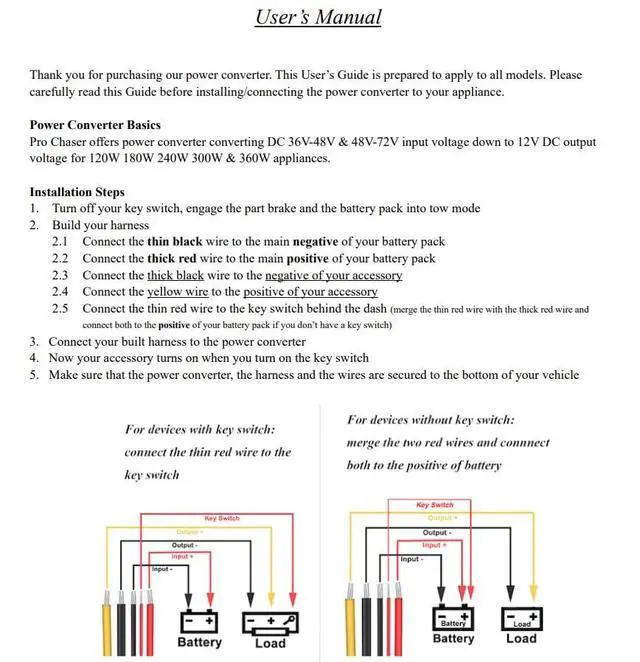 Alt view image 3 of 3 - DC-DC 72V 60V 48V Volt Voltage to 12V Step Down Voltage Reducer Regulator 360W 30A for Scooters & Bicycles Golf Cart (30A 360W)