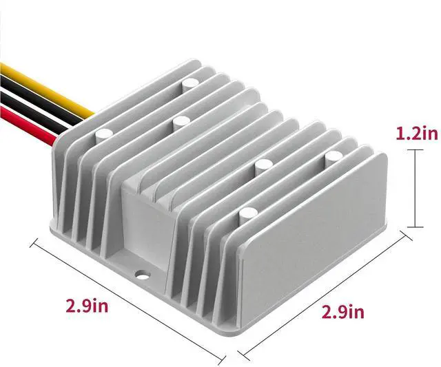 Alt view image 5 of 7 - DC 12V Step Up to 24V 10A 240W Boost Converter Voltage Regulator | With Fuse Waterproof Module Transformer DC to DC for Golf Cart Club Car LED Strip Light