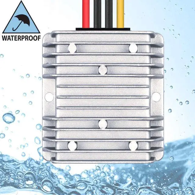 Alt view image 2 of 7 - DC/DC 24V Step Down to 12V Converter Regulator Reducer 20A 240W Automatic Reducer Transformer for Golf Cart Club Car Truck Vehicle Boat Solar System