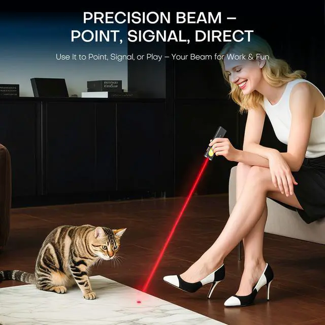 Alt view image 4 of 7 - Rechargeable EDC Flat Flashlight White LED Combo,1400 Lumen Portable Pocket Flashlight 10 Modes Small LED Light with Magnetic Base,USB-C Charging for Outdoors,Emergency,Working