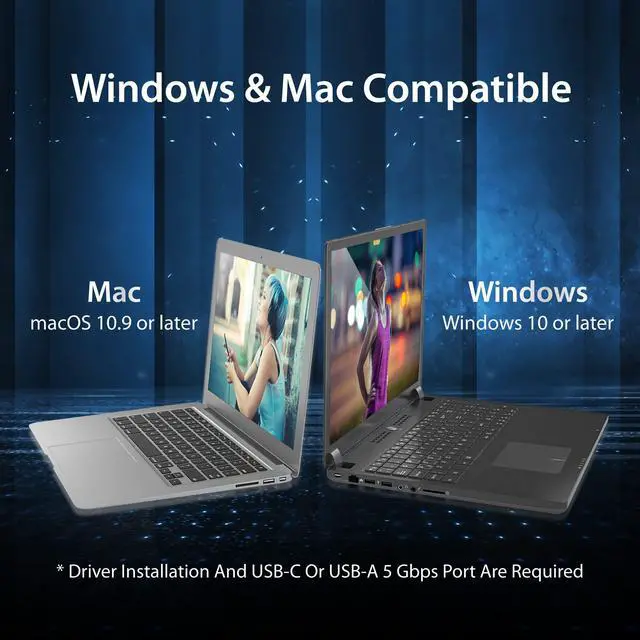 Alt view image 7 of 7 - USB-C to Dual HDMI Multi-Monitor Adapter with USB Type-A convertor | 4K + 2K | Compatible with Windows and Mac (JCA365)