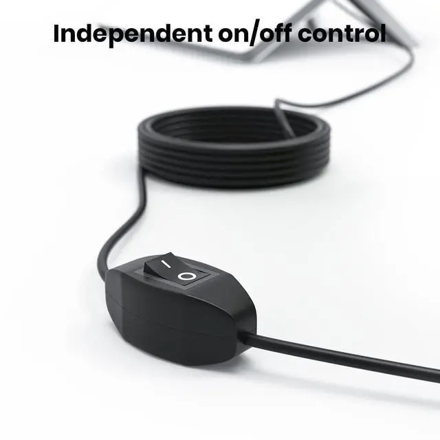 Alt view image 7 of 7 - Starlink Mini O-Ring DC Charging Cable,3M/10FT Starlink Mini Power Cable with Switch (CB8)